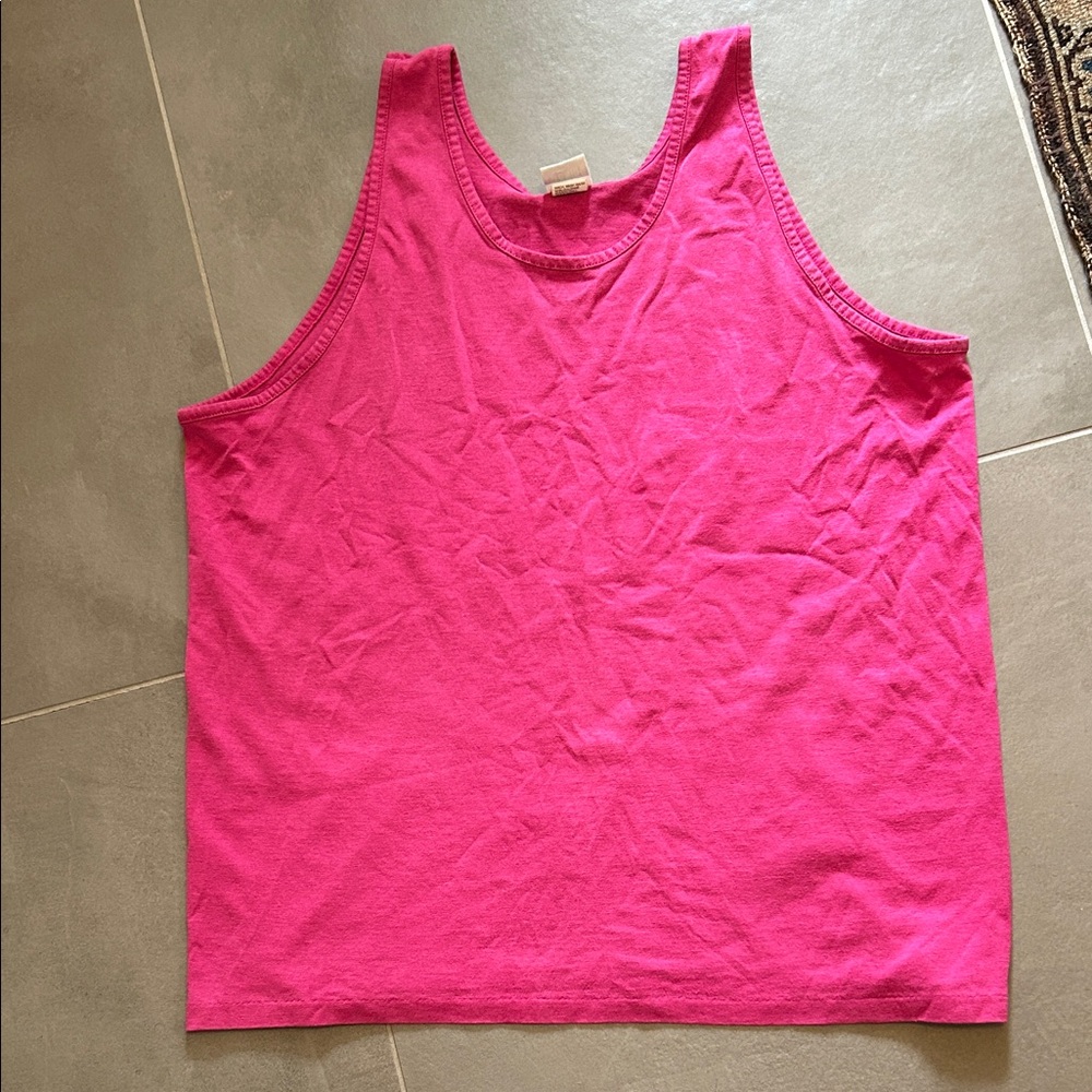 Vintage pink athletic tank